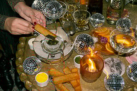 The Portrait Ball New Year's Eve Caviar Spread