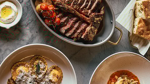 Bistecca Fiorentina and Tortelli