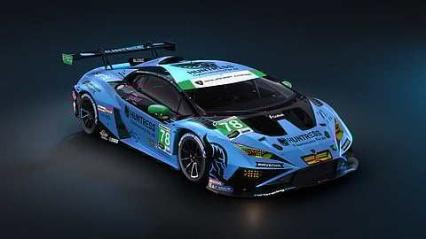 Huntress-branded Lamborghini Huracán GT3 EVO2