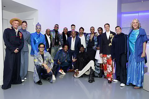 Celebrity Guests Backstage During the 9th Annual Blue Jacket Fashion Show