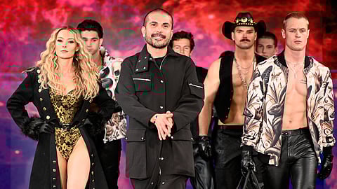 Art Hearts Fashion President and Mister Triple X Designer Erik Rosete Closing Show