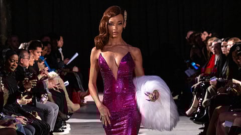 Model on the Runway for The Blonds' Showing