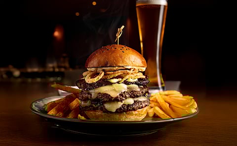 D's Sports Bar Daniel's Double Patty Smash Burger