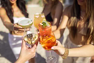 Cheers at Joia Beach