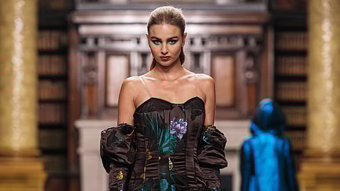 Malan Breton Weaves Myth and Majesty into London Fashion Week