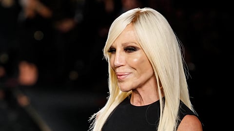 Donatella Versace Bids Farewell to the Creative Helm