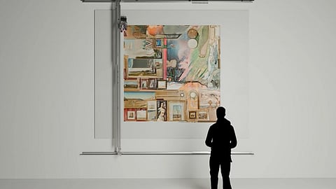 Alexander Reben, Untitled Robot Painting