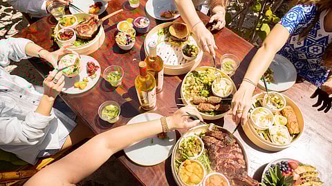 Nana Kosher Beach Club Table Spread