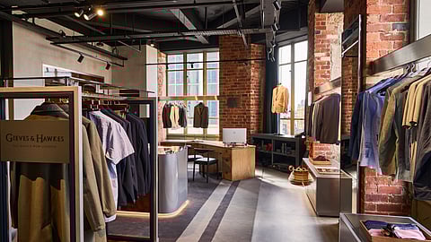 Gieves & Hawkes debuts at FLANNELS Leeds with timeless British tailoring