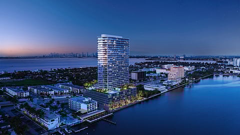 Continuum Club & Residences at Dusk