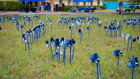 His House Children’s Home Pinwheel Ceremony