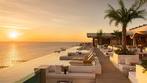 Rooftop Pool Sunset at Impression Isla Mujeres by Secrets