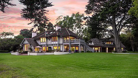 3055 Padaro Lane Exterior at Twilight