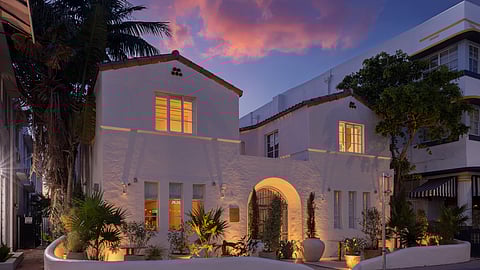 Donatella Exterior at Sunset