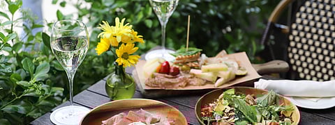 Felice Columbus Prosciutto and Salad