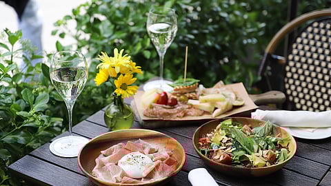 Felice Columbus Prosciutto and Salad