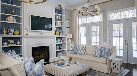 Soft Linen Meets Tailored Detail in Jawara's Border-Trimmed Cotton Curtains