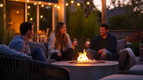 Ignite Your Evenings: The Rise of Designer Gas Fire Tables in Luxury Outdoor Living