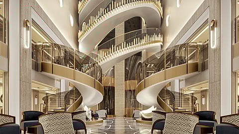 Seven Seas Prestige’s Starlight Atrium
