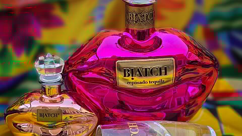 Product With Yellow Fabric Background