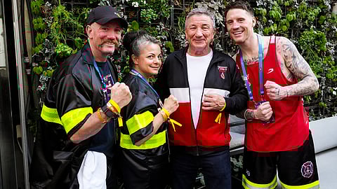 Michael Reno, Susan Reno, Bobby McGuire, and James Gennari