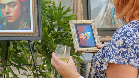 Guests Explore Local Talent and Creative Installations While Sipping Wine