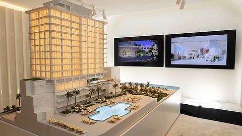 Model of The Ritz-Carlton Residences, South Beach