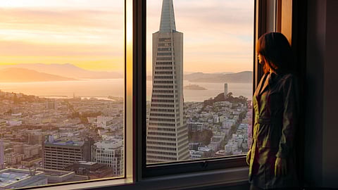 Panoramic views of Jackson Square
