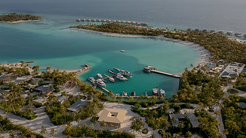 Aerial View of Patina Maldives