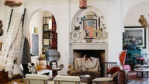 The Main Salon Welcomes Guests Into A World Of Moroccan Elegance