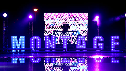 LED Lettering and DJ Visuals Set the Poolside Stage