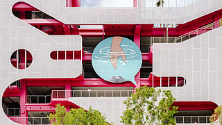 The Museum Garage Turns a Parking Lot Into Playful Public Art