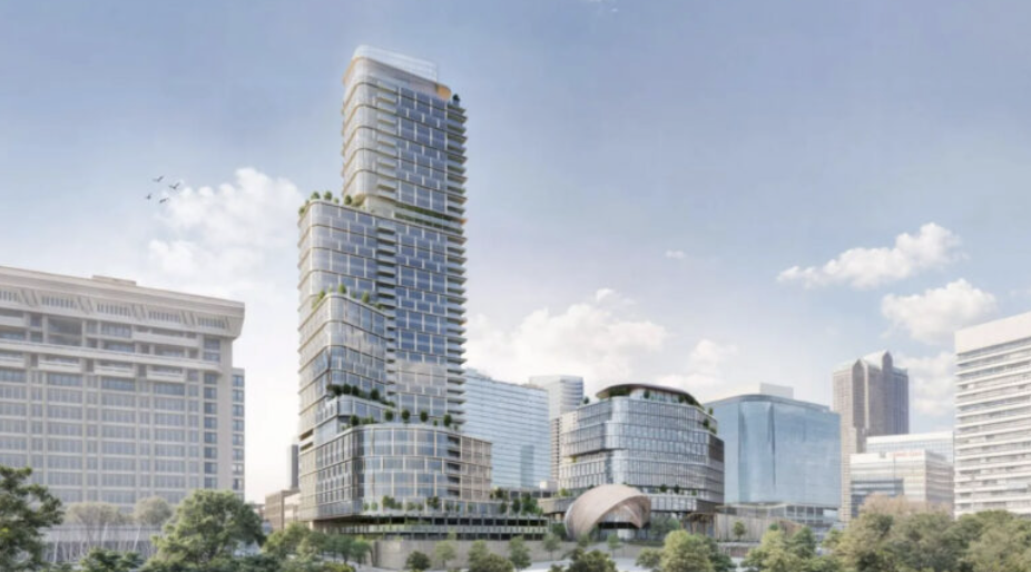 Rendering of the Riverline Apartments