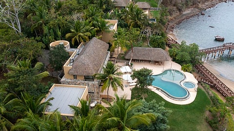 Aerial View of Las Arenas Beachfront Estates Casa 18