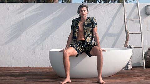 Elevated Poolside Style With the Foliage Print Matching Set