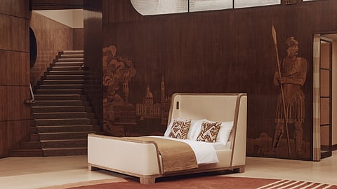 Tranquility Bed Brings Sculptural Elegance to Eltham Palace