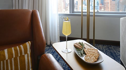 French 75 served at The Stinger Cocktail Bar & Kitchen as well.