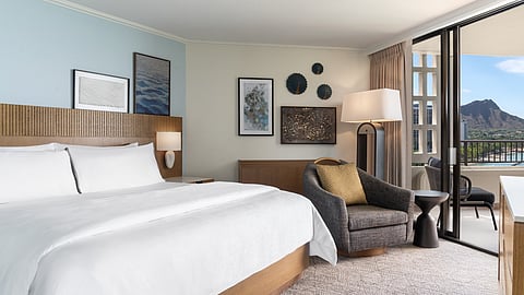 The Moana Surfrider's Renovated Tower Wing King Guest Room