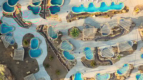 Zion Canyon Hot Springs Aerial View