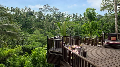 Capella Ubud Lodge Deck