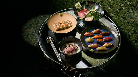 Tokyo-Inspired Omakase With Artful Nigiri and Glowing Cocktails at Dekotora