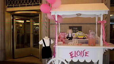 A whimsical welcome worthy of Eloise herself