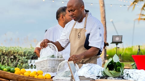 Sunset Prep Begins for a Beachfront Culinary Showcase in Turks & Caicos