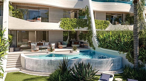 Recreation of Mirador de Puente Romano residences