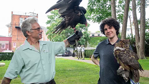 Don Latham with Vlad and Ryan Gilmartin with Meep