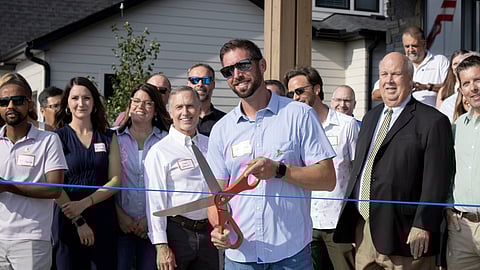 Hanson Builders President, JD Hanson, Ribbon Cutting