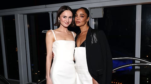 Maude Apatow and Tessa Thompson