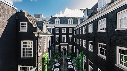 The Dylan Amsterdam exterior with courtyard