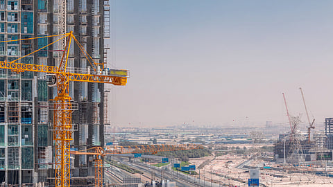 Construction site showcasing Draco International’s real estate innovations