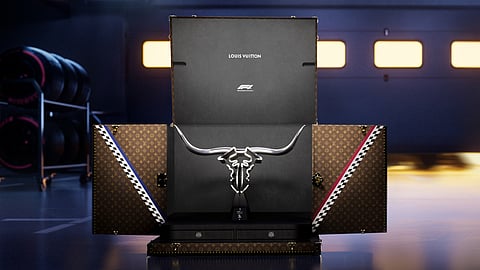 Louis Vuitton Unveils Bespoke Trophy Trunk for Formula 1